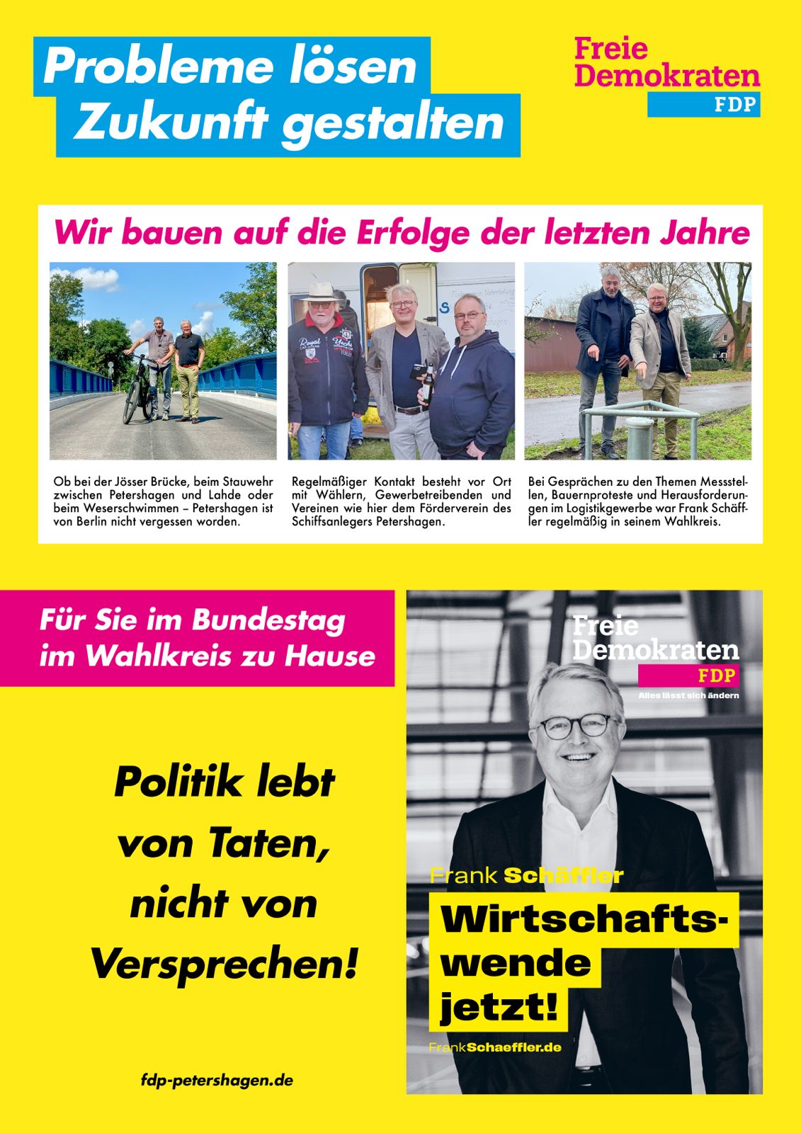 #BTW25 Frank Schäffler Erfolge FDP Petershagen